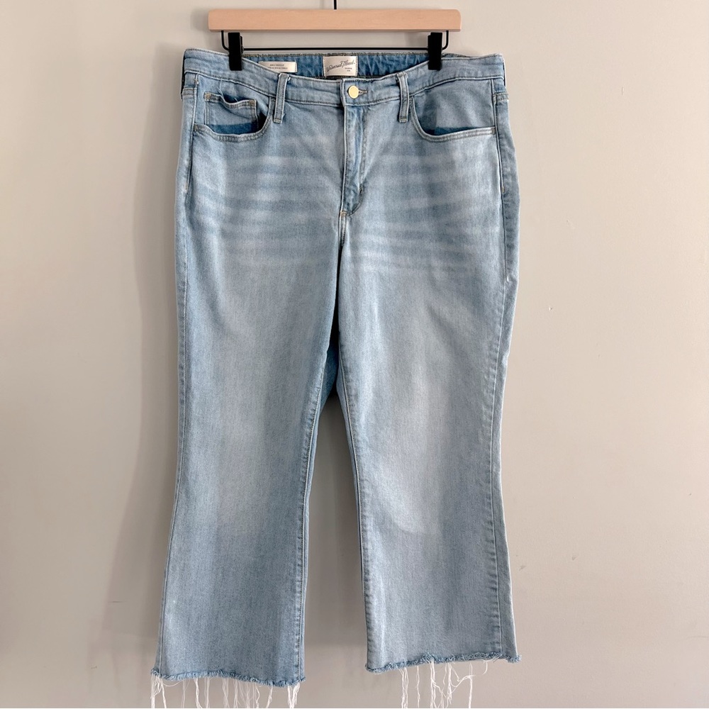 High-rise Bootcut Jeans Light Wash Size 16 EUC